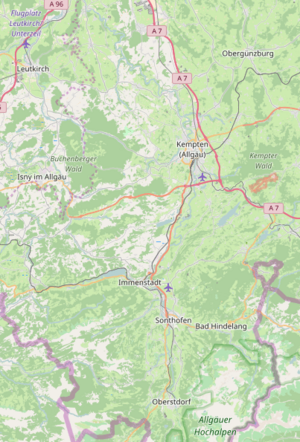 Anfahrt A7 über Kempten 